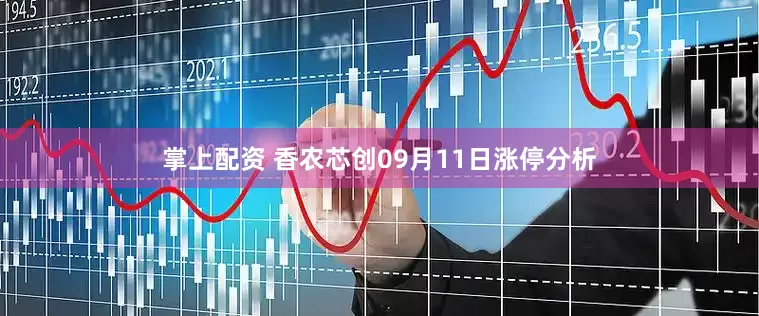 掌上配资 香农芯创09月11日涨停分析